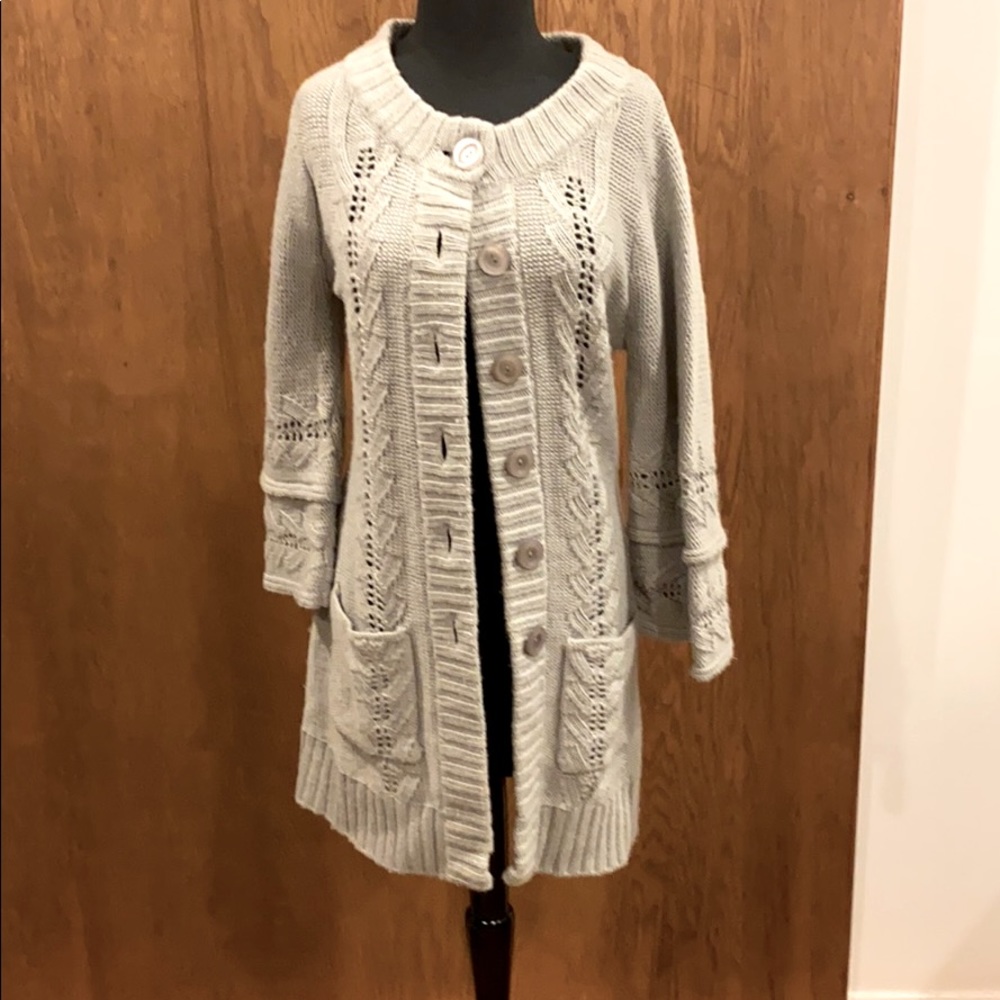 Grey Beth Bowley Cardigan Sweater